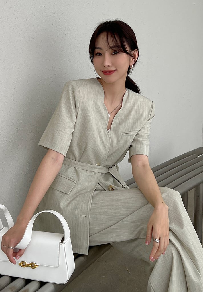 スカラップデザインクール素材セットアップ　３色展開 - select store mirror meスカラップデザインクール素材セットアップ　３色展開198676160mirror meselect store mirror me198676160ブルーS