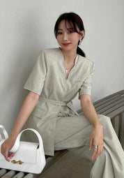 スカラップデザインクール素材セットアップ　３色展開 - select store mirror meスカラップデザインクール素材セットアップ　３色展開198676160mirror meselect store mirror me198676160ブルーS