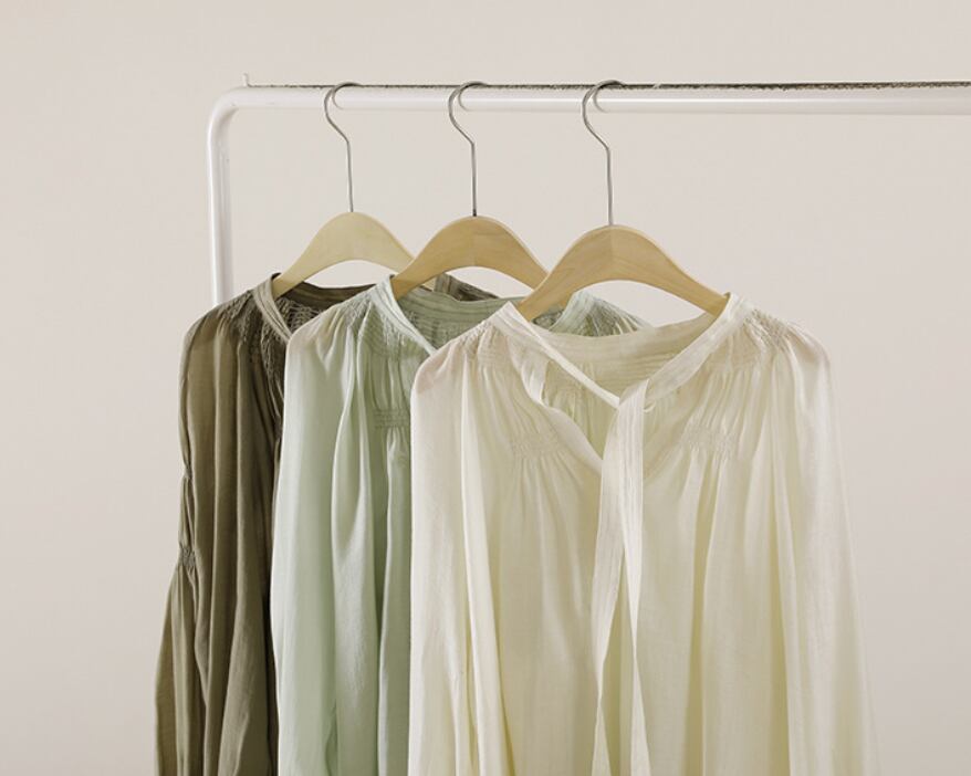 シフォンタイネックシースルーブラウス　３色展開 - select store mirror meシフォンタイネックシースルーブラウス　３色展開200106170mirror meselect store mirror me200106170ホワイト