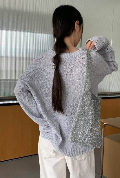 【動画あり】スプリングニットダメージシースルートップス　３色展開 - select store mirror me【動画あり】スプリングニットダメージシースルートップス　３色展開200259764mirror meselect store mirror me200259764ライトグリーン