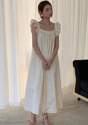 【動画あり】フリルショルダーロングマキシワンピース　３色展開 - select store mirror me【動画あり】フリルショルダーロングマキシワンピース　３色展開200974103mirror meselect store mirror me200974103ホワイト