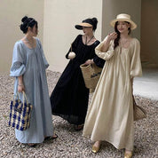 【動画あり】フロントクロスランタンスリーブマキシワンピース　３色展開 - select store mirror me【動画あり】フロントクロスランタンスリーブマキシワンピース　３色展開201175839mirror meselect store mirror me201175839アイボリー