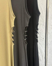 【動画あり】サイド金具スリーカットオープンワンピース　３色展開 - select store mirror me【動画あり】サイド金具スリーカットオープンワンピース　３色展開201802244mirror meselect store mirror me201802244ベージュS