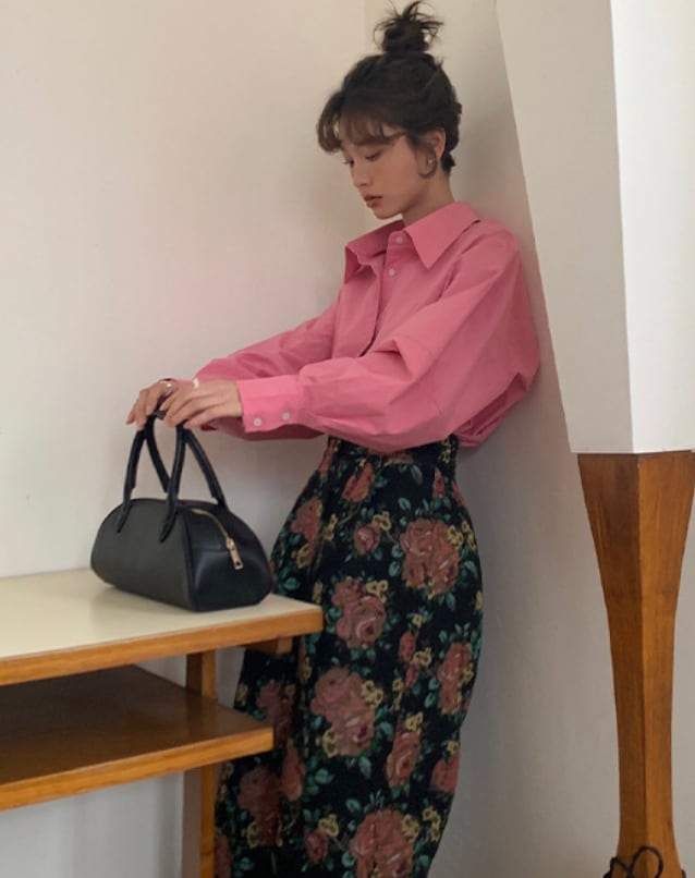【動画あり】ランタンスリーブカッターシャツ　３色展開 - select store mirror me【動画あり】ランタンスリーブカッターシャツ　３色展開201819636mirror meselect store mirror me201819636ホワイト