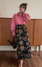 【動画あり】ランタンスリーブカッターシャツ　３色展開 - select store mirror me【動画あり】ランタンスリーブカッターシャツ　３色展開201819636mirror meselect store mirror me201819636ホワイト