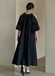 【大人気】ホルターネックカットスリーブマキシワンピース　３色展開 - select store mirror me【大人気】ホルターネックカットスリーブマキシワンピース　３色展開203424024mirror meselect store mirror me203424024ピンクS