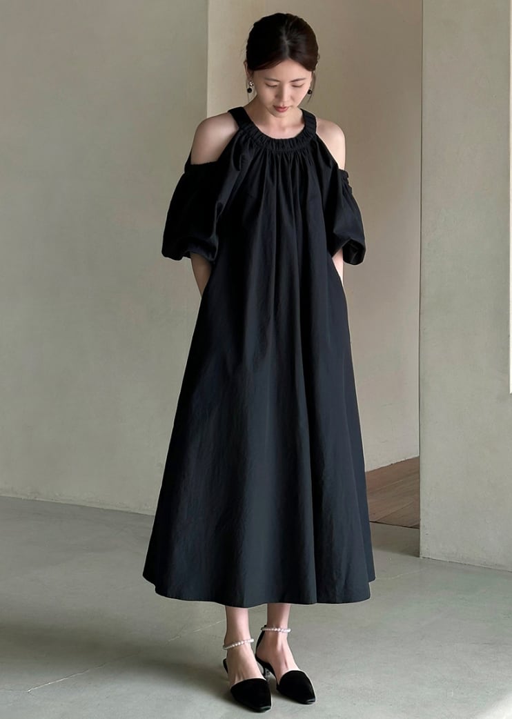【大人気】ホルターネックカットスリーブマキシワンピース　３色展開 - select store mirror me【大人気】ホルターネックカットスリーブマキシワンピース　３色展開203424024mirror meselect store mirror me203424024ピンクS