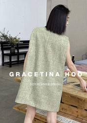 【動画あり】サックスタイルミニワンピース　３色展開 - select store mirror me【動画あり】サックスタイルミニワンピース　３色展開204229601mirror meselect store mirror me204229601グリーンS