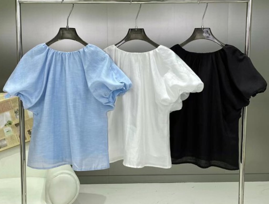 パフデザインスリーブボタントップス　３色展開 - select store mirror meパフデザインスリーブボタントップス　３色展開205687630mirror meselect store mirror me205687630ホワイト