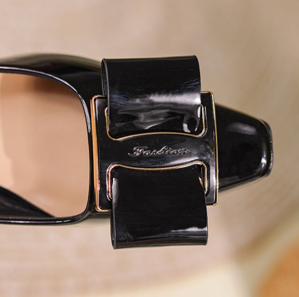リボンワンポイントローヒールパンプス　３色展開 - select store mirror meリボンワンポイントローヒールパンプス　３色展開210116861mirror meselect store mirror me210116861ホワイト22cm