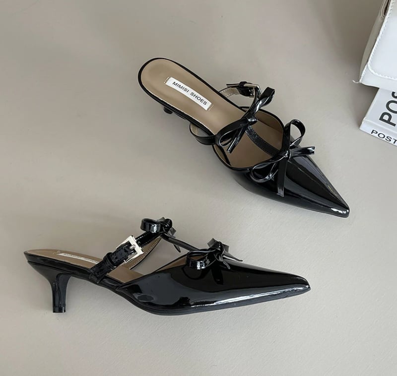 【動画あり】ダブルリボンローヒールパンプス　３色展開 - select store mirror me【動画あり】ダブルリボンローヒールパンプス　３色展開210117545mirror meselect store mirror me210117545ホワイト22.5cm