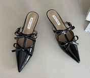 【動画あり】ダブルリボンローヒールパンプス　３色展開 - select store mirror me【動画あり】ダブルリボンローヒールパンプス　３色展開210117545mirror meselect store mirror me210117545ホワイト22.5cm