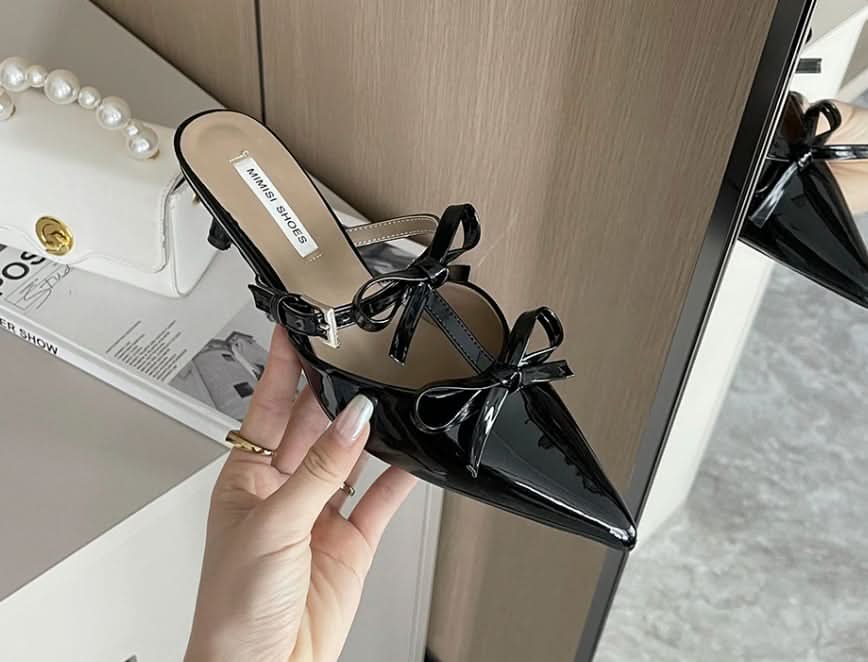 【動画あり】ダブルリボンローヒールパンプス　３色展開 - select store mirror me【動画あり】ダブルリボンローヒールパンプス　３色展開210117545mirror meselect store mirror me210117545ホワイト22.5cm