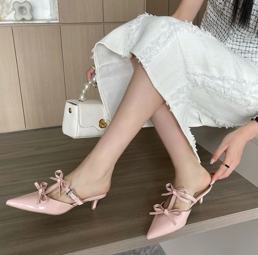 【動画あり】ダブルリボンローヒールパンプス　３色展開 - select store mirror me【動画あり】ダブルリボンローヒールパンプス　３色展開210117545mirror meselect store mirror me210117545ホワイト22.5cm