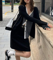 ＜インスタグラマー様ご愛用＞【動画あり】重ね着風バイカラーカーディガン　３色展開 - select store mirror me＜インスタグラマー様ご愛用＞【動画あり】重ね着風バイカラーカーディガン　３色展開218991829mirror meselect store mirror me218991829ライトグレー