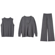 ノースリーブ＆フレアパンツ＆ルーズセーター３点セット　３色展開 - select store mirror meノースリーブ＆フレアパンツ＆ルーズセーター３点セット　３色展開156168846mirror meselect store mirror me156168846ベージュ S