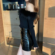 ＜インスタグラマー様ご愛用＞【動画あり】ボリュームファーネックスリットニットトップス　３色展開 - select store mirror me＜インスタグラマー様ご愛用＞【動画あり】ボリュームファーネックスリットニットトップス　３色展開76987381mirror meselect store mirror me76987381ホワイト