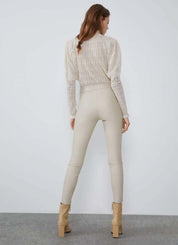 ＜即納あり＞【動画あり】裾ジップ付きエコレザースキニーレザーパンツ　３色展開 - select store mirror me＜即納あり＞【動画あり】裾ジップ付きエコレザースキニーレザーパンツ　３色展開85268241mirror meselect store mirror me85268241【即納】ベージュ XS
