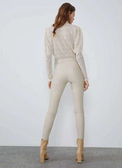 ＜即納あり＞【動画あり】裾ジップ付きエコレザースキニーレザーパンツ　３色展開 - select store mirror me＜即納あり＞【動画あり】裾ジップ付きエコレザースキニーレザーパンツ　３色展開85268241mirror meselect store mirror me85268241【即納】ベージュ XS