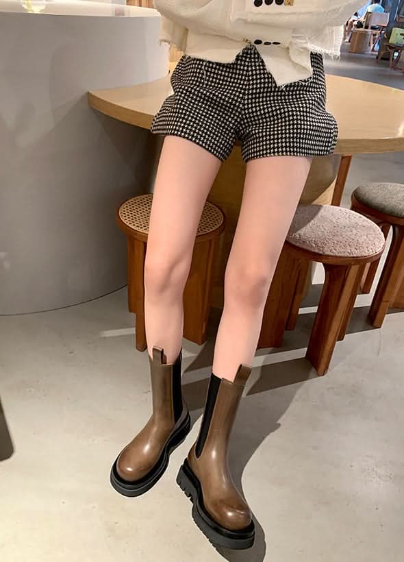 【動画あり】リアルレザーサイドゴアミディアムブーツ　３色＆２タイプ展開 - select store mirror me【動画あり】リアルレザーサイドゴアミディアムブーツ　３色＆２タイプ展開188701282mirror meselect store mirror me188701282ホワイト×スタンダードタイプ22.5cm
