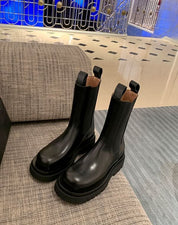 【動画あり】リアルレザーサイドゴアミディアムブーツ　３色＆２タイプ展開 - select store mirror me【動画あり】リアルレザーサイドゴアミディアムブーツ　３色＆２タイプ展開188701282mirror meselect store mirror me188701282ホワイト×スタンダードタイプ22.5cm