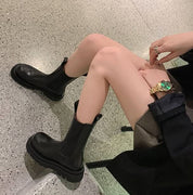 【動画あり】リアルレザーサイドゴアミディアムブーツ　３色＆２タイプ展開 - select store mirror me【動画あり】リアルレザーサイドゴアミディアムブーツ　３色＆２タイプ展開188701282mirror meselect store mirror me188701282ホワイト×スタンダードタイプ22.5cm