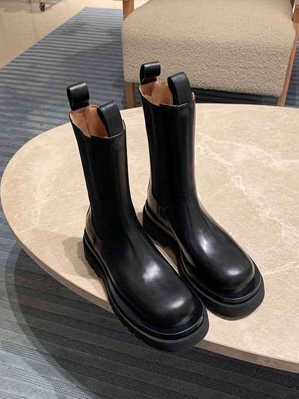 【動画あり】リアルレザーサイドゴアミディアムブーツ　３色＆２タイプ展開 - select store mirror me【動画あり】リアルレザーサイドゴアミディアムブーツ　３色＆２タイプ展開188701282mirror meselect store mirror me188701282ホワイト×スタンダードタイプ22.5cm