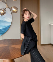 バイカラーステッチセットアップ３点セット - select store mirror meバイカラーステッチセットアップ３点セット189321984mirror meselect store mirror me189321984S