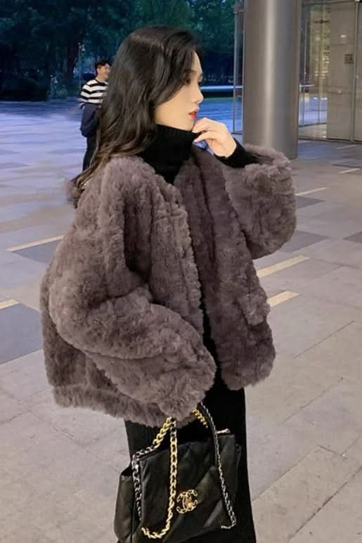 フワモコミディコート　３色展開 - select store mirror me