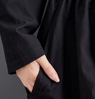 ギャザーフロントリボンワンピース