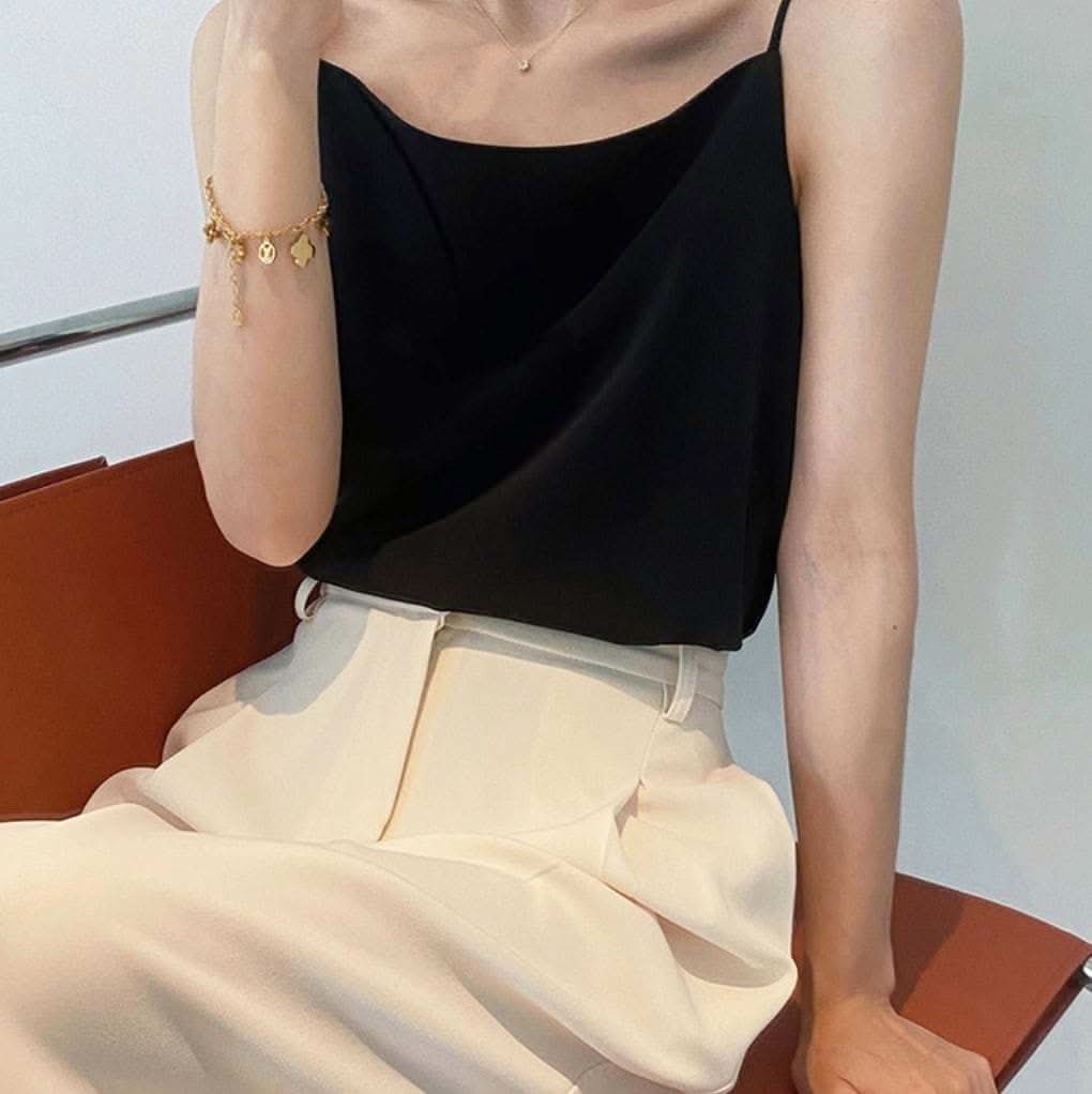 華奢ストラップサテンキャミソール　４色展開 - select store mirror me華奢ストラップサテンキャミソール　４色展開115248756mirror meselect store mirror me115248756ホワイト S
