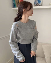 ミックスデザインカットルーズニット　４色展開 - select store mirror meミックスデザインカットルーズニット　４色展開159911847mirror meselect store mirror me159911847ベージュ
