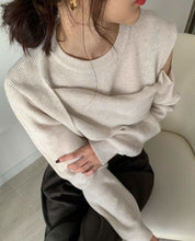ミックスデザインカットルーズニット　４色展開 - select store mirror meミックスデザインカットルーズニット　４色展開159911847mirror meselect store mirror me159911847ベージュ