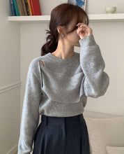 ミックスデザインカットルーズニット　４色展開 - select store mirror meミックスデザインカットルーズニット　４色展開159911847mirror meselect store mirror me159911847ベージュ