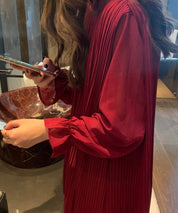 【動画あり】ふんわりプリーツシフォンワンピース　４色展開 - select store mirror me【動画あり】ふんわりプリーツシフォンワンピース　４色展開164650665mirror meselect store mirror me164650665ライトベージュ