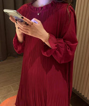 【動画あり】ふんわりプリーツシフォンワンピース　４色展開 - select store mirror me【動画あり】ふんわりプリーツシフォンワンピース　４色展開164650665mirror meselect store mirror me164650665ライトベージュ