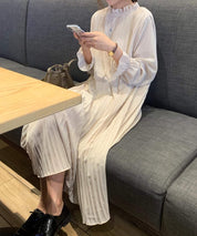 【動画あり】ふんわりプリーツシフォンワンピース　４色展開 - select store mirror me【動画あり】ふんわりプリーツシフォンワンピース　４色展開164650665mirror meselect store mirror me164650665ライトベージュ