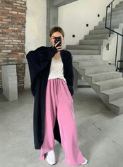 シンプルカラーロングカーディガン　４色展開 - select store mirror meシンプルカラーロングカーディガン　４色展開186886385mirror meselect store mirror me186886385アイボリーS