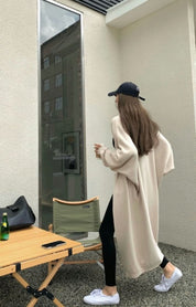シンプルカラーロングカーディガン　４色展開 - select store mirror meシンプルカラーロングカーディガン　４色展開186886385mirror meselect store mirror me186886385アイボリーS