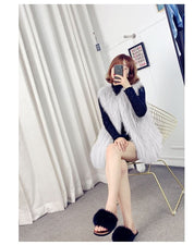 エコファーノーカラーベスト　４色展開 - select store mirror meエコファーノーカラーベスト　４色展開187701341mirror meselect store mirror me187701341ホワイト
