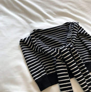 【動画あり】ボーダー肩掛け用ニットアクセサリー　４色展開 - select store mirror me【動画あり】ボーダー肩掛け用ニットアクセサリー　４色展開188897235mirror meselect store mirror me188897235ホワイト