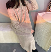 リブニットフーディワンピース　４色展開 - select store mirror meリブニットフーディワンピース　４色展開189843072mirror meselect store mirror me189843072ベージュ