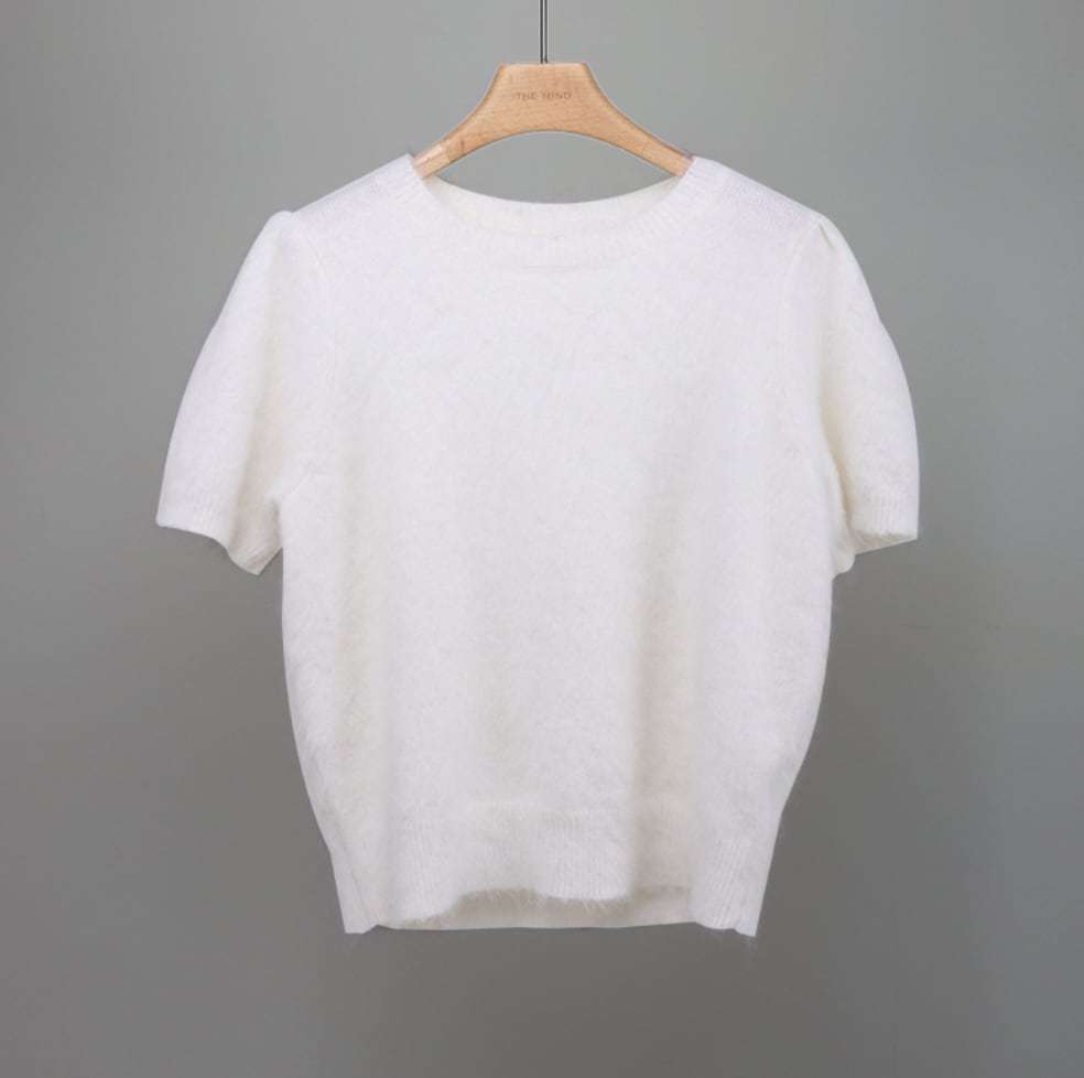 【動画あり】高級モヘア＆ウールニットトップス　４色展開 - select store mirror me【動画あり】高級モヘア＆ウールニットトップス　４色展開190131571mirror meselect store mirror me190131571ホワイト