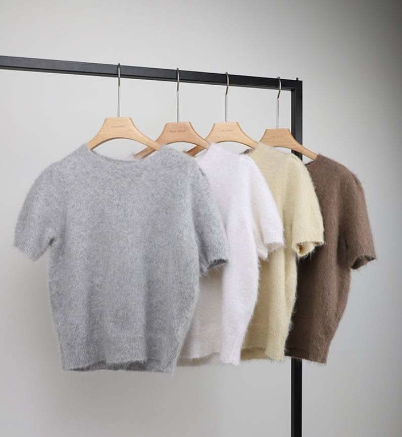 【動画あり】高級モヘア＆ウールニットトップス　４色展開 - select store mirror me【動画あり】高級モヘア＆ウールニットトップス　４色展開190131571mirror meselect store mirror me190131571ホワイト