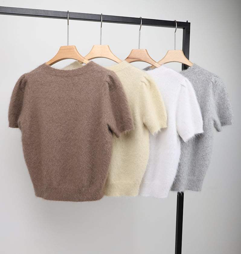 【動画あり】高級モヘア＆ウールニットトップス　４色展開 - select store mirror me【動画あり】高級モヘア＆ウールニットトップス　４色展開190131571mirror meselect store mirror me190131571ホワイト