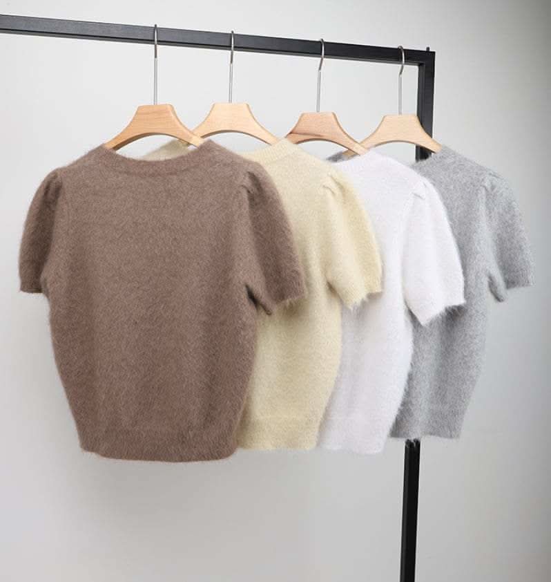 【動画あり】高級モヘア＆ウールニットトップス　４色展開 - select store mirror me【動画あり】高級モヘア＆ウールニットトップス　４色展開190131571mirror meselect store mirror me190131571ホワイト
