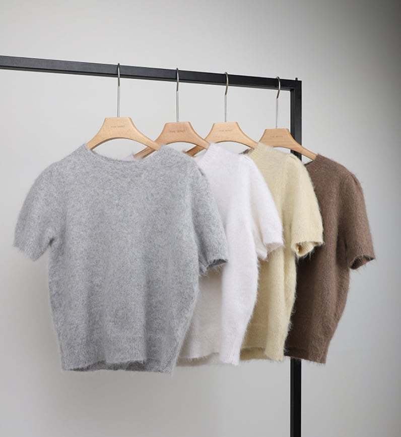 【動画あり】高級モヘア＆ウールニットトップス　４色展開 - select store mirror me【動画あり】高級モヘア＆ウールニットトップス　４色展開190131571mirror meselect store mirror me190131571ホワイト