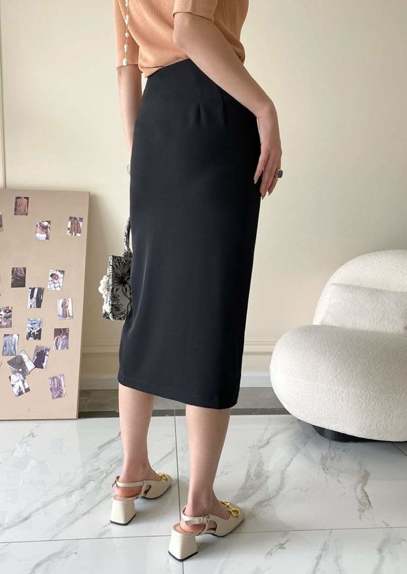 【動画あり】美シルエットウエストリボンスリットスカート　４色展開 - select store mirror me【動画あり】美シルエットウエストリボンスリットスカート　４色展開190816118mirror meselect store mirror me190816118アイボリーS