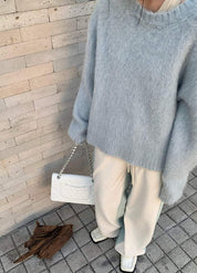 【動画あり】春カラーオーバーモヘアニットトップス　４色展開 - select store mirror me【動画あり】春カラーオーバーモヘアニットトップス　４色展開198668304mirror meselect store mirror me198668304ホワイト