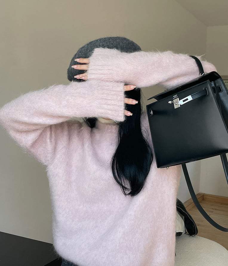 【動画あり】春カラーオーバーモヘアニットトップス　４色展開 - select store mirror me【動画あり】春カラーオーバーモヘアニットトップス　４色展開198668304mirror meselect store mirror me198668304ホワイト